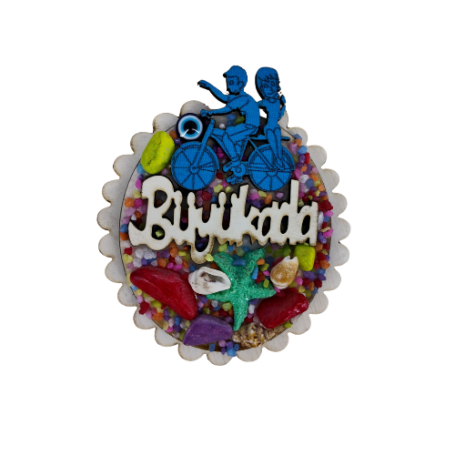 Büyükada Boncuklu Epoksi Magnet