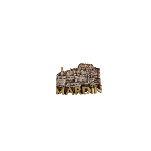 Mardin 3D Kabartma Reçine Magnet