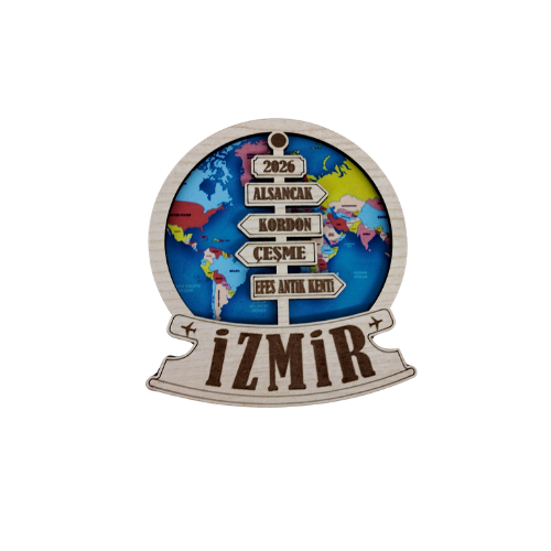 İzmir Pusula Yön Magnet