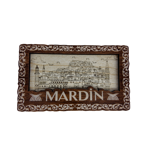 Mardin Ahşap Kabartma Magnet
